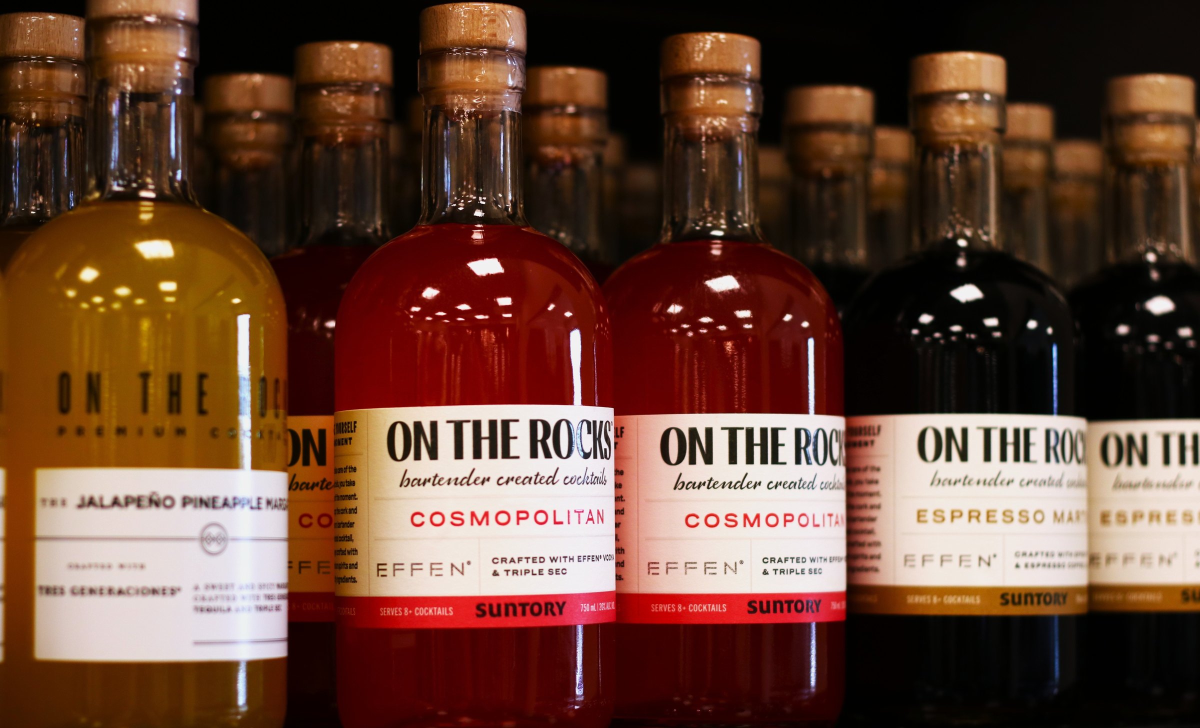 Ready-to-drink cocktails at Barrel and Flask in Naples, Florida